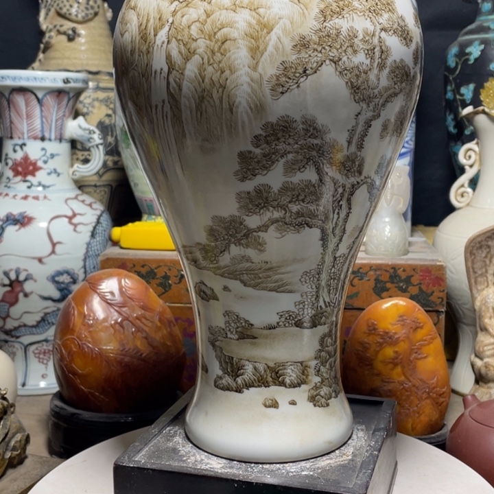 瓷片青花瓷器手工制作