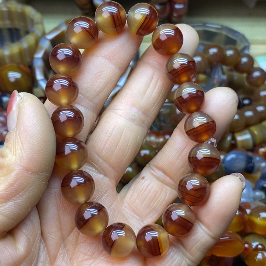 玛瑙/玉髓手链未镶嵌踏****方