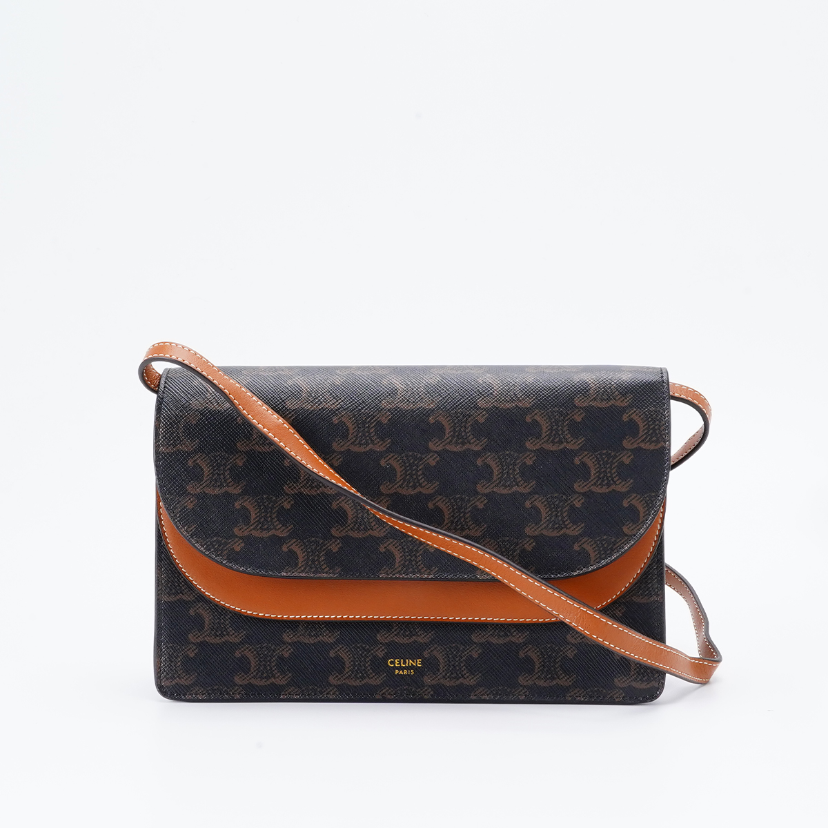 99新 Celine/思琳 98新/Triomphe凯旋门信封包/BG23005645