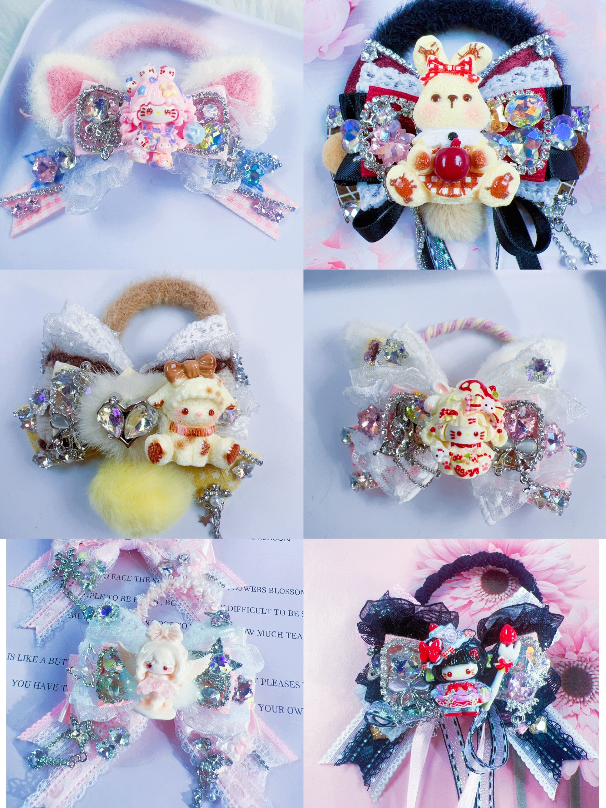 C链接-大发圈发饰-（5岁以上）儿童头饰女童公主可爱宝宝甜美卡通