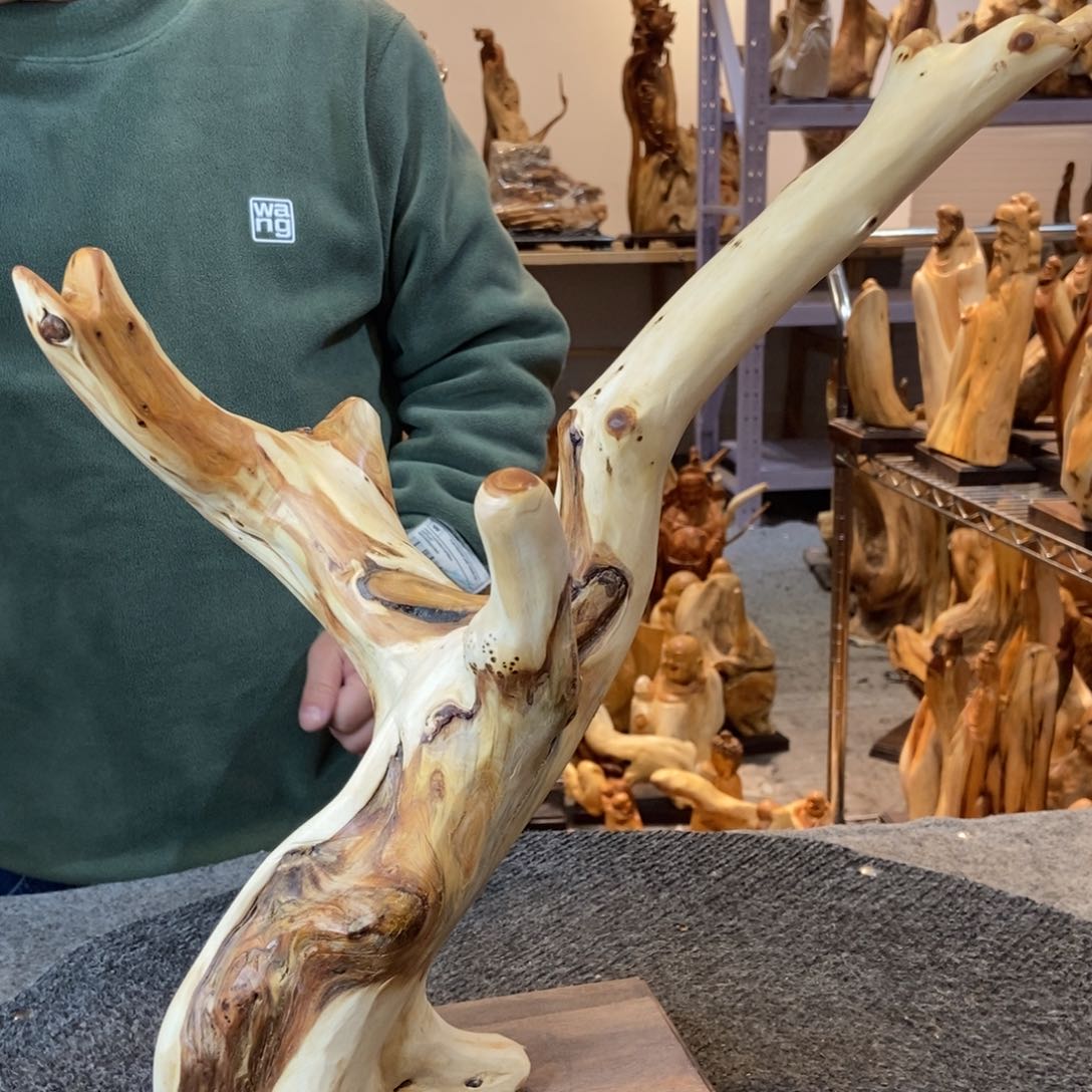 柏木（崖柏）太行崖柏根雕摆件