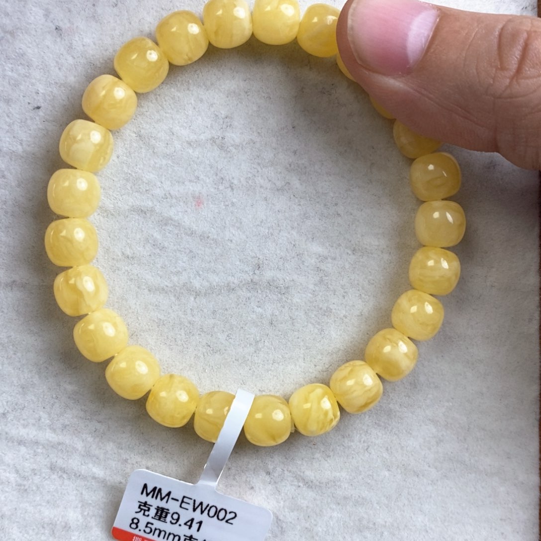 琥珀手链未镶嵌魔*鸟蜜蜡