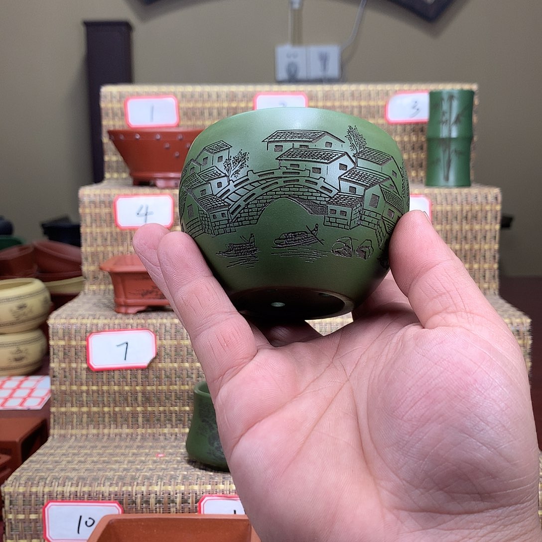 紫砂花盆紫砂的颜色