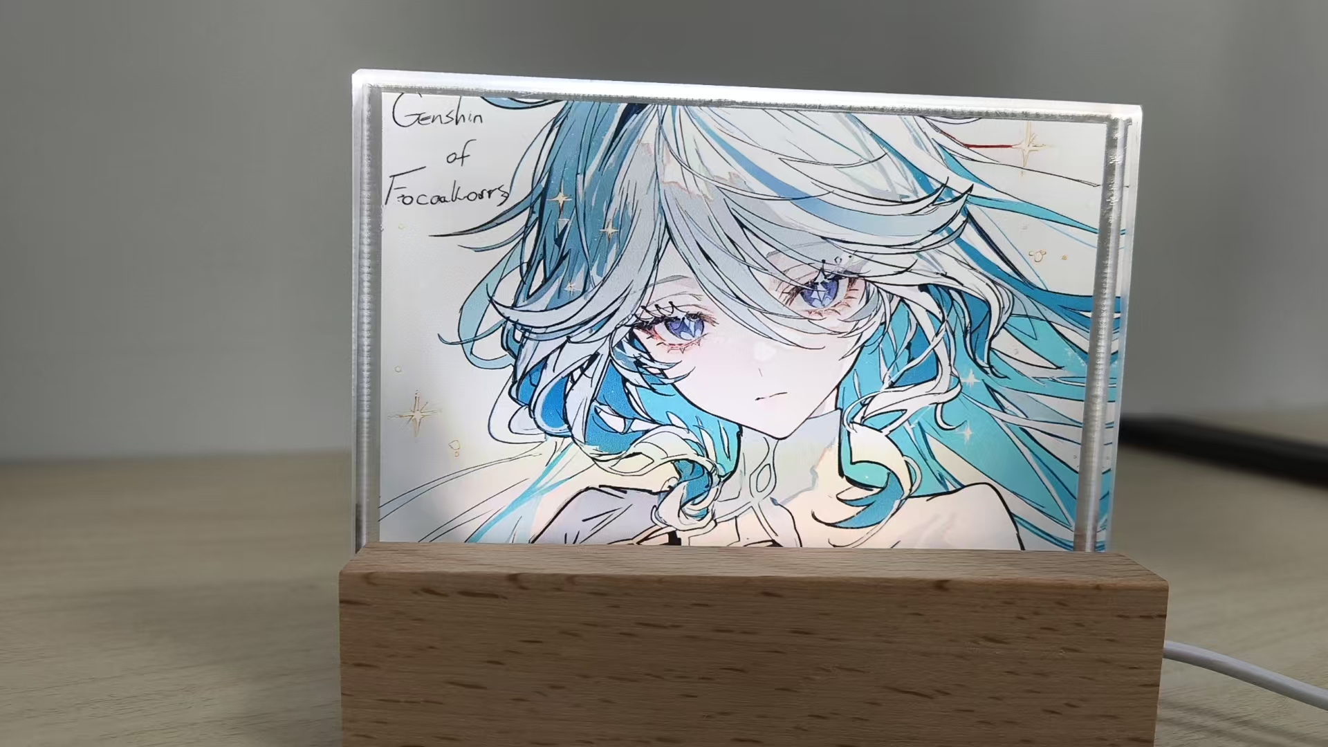 榉木灯座可三档调节USB直插(尺寸12*4.5*3cm槽宽1.5cm）