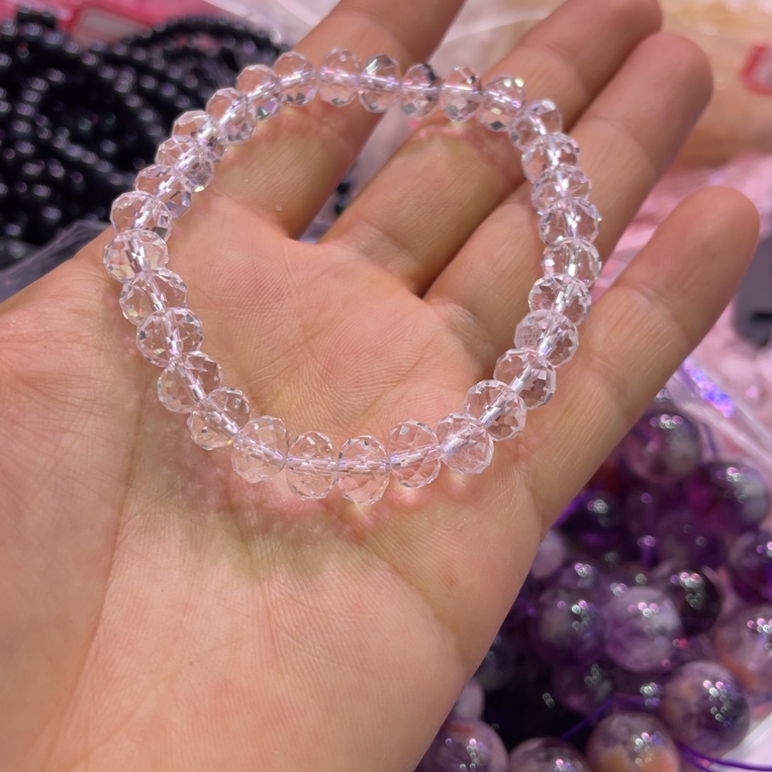 水晶手链未镶嵌王*医水晶手链