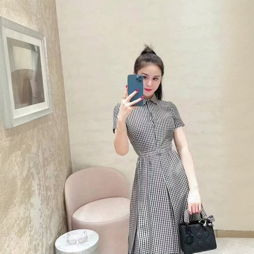 99新 DIOR/迪奥 海囤 迪奥38码/bx59214连衣裙