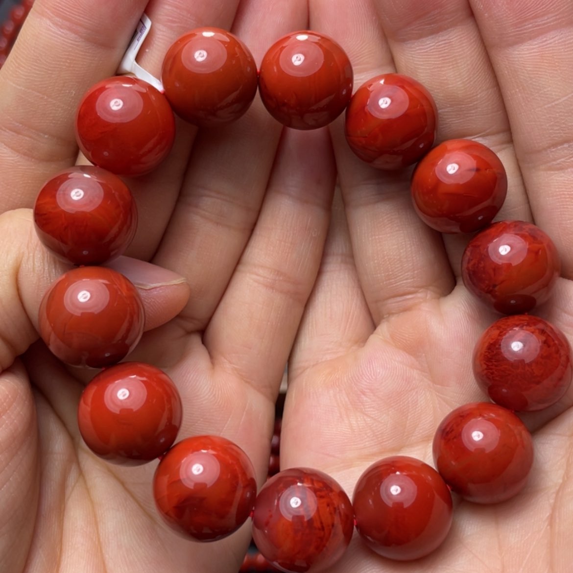 【闪购商品】未镶嵌原矿手串南红玛瑙布*尔  15+