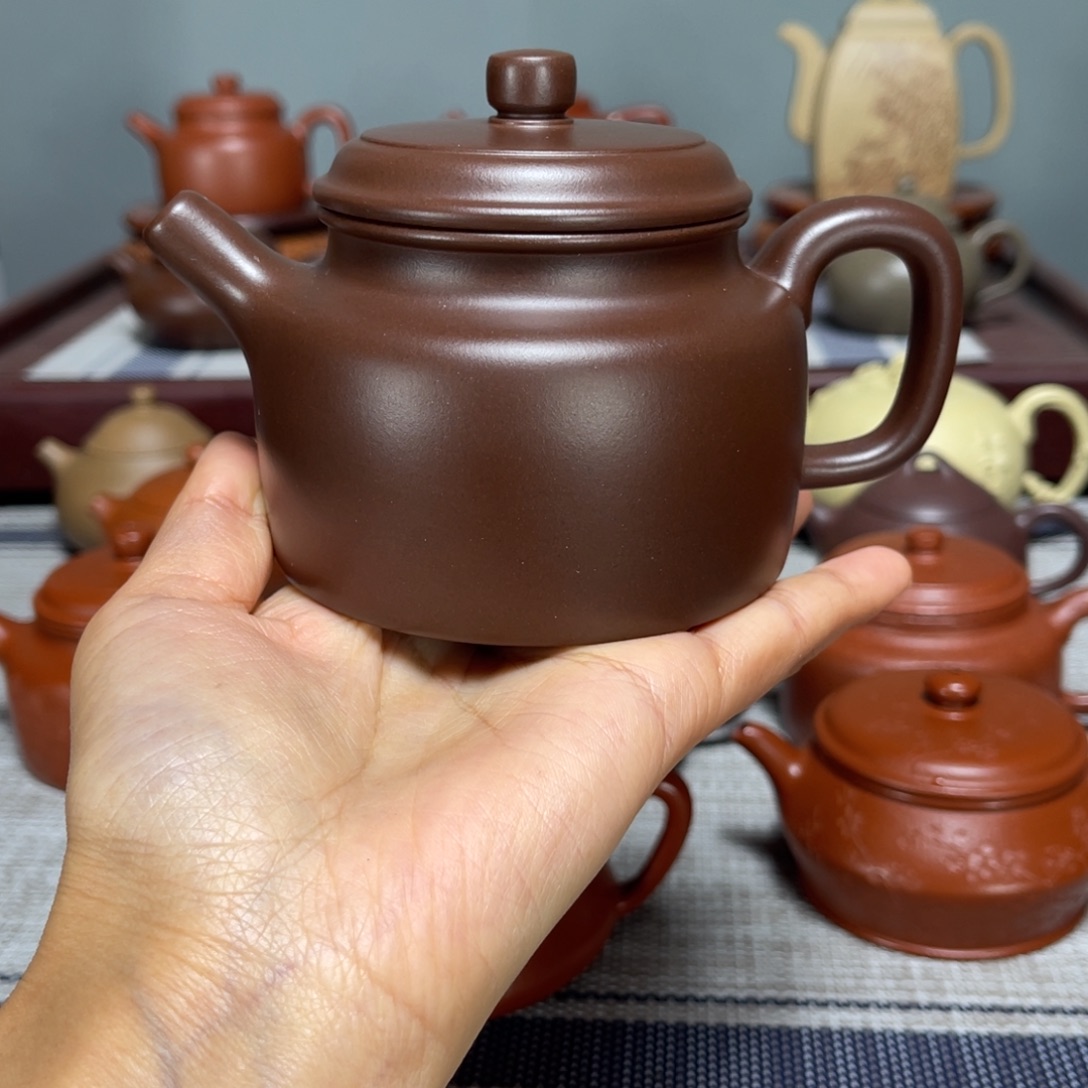 ！***！紫砂茶壶半手德中210cc