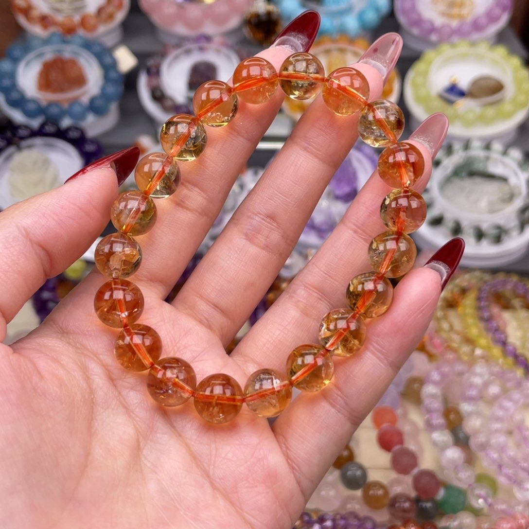 水晶手链未镶嵌平**樂天然