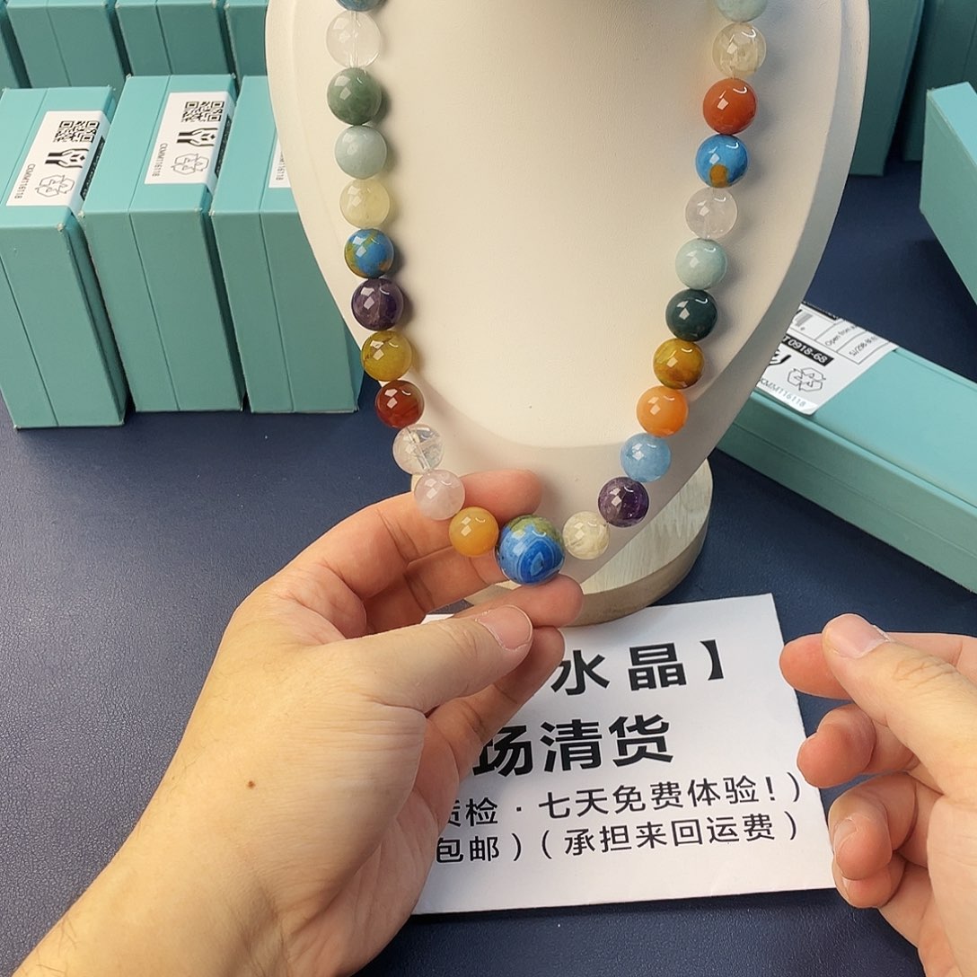 水晶手链银S925镶嵌