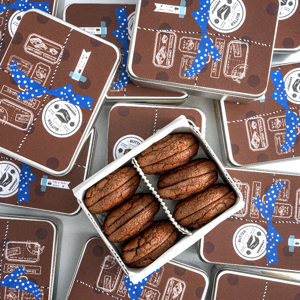 宿咕的铁皮盒 软心曲奇-浓郁巧克力味