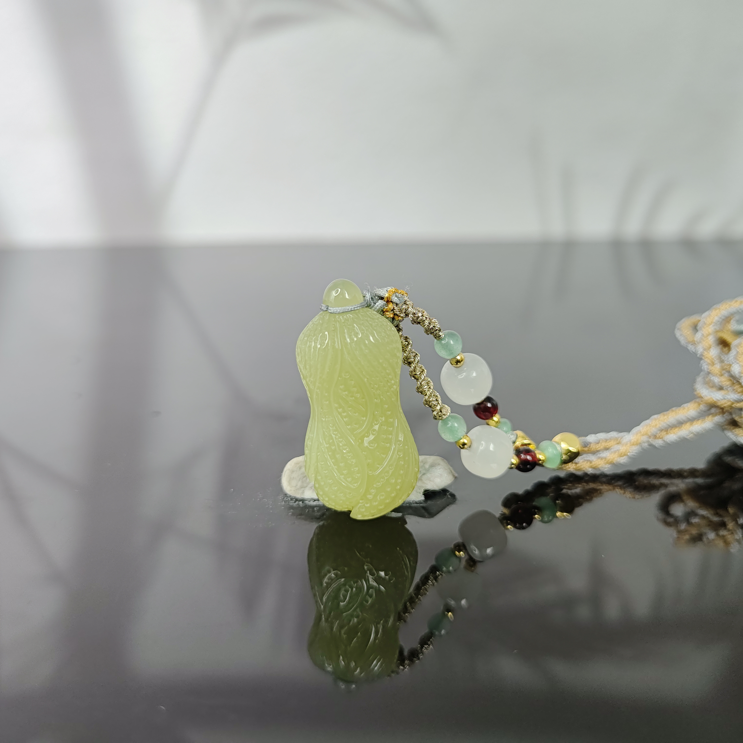 P和田玉百财吊坠1540