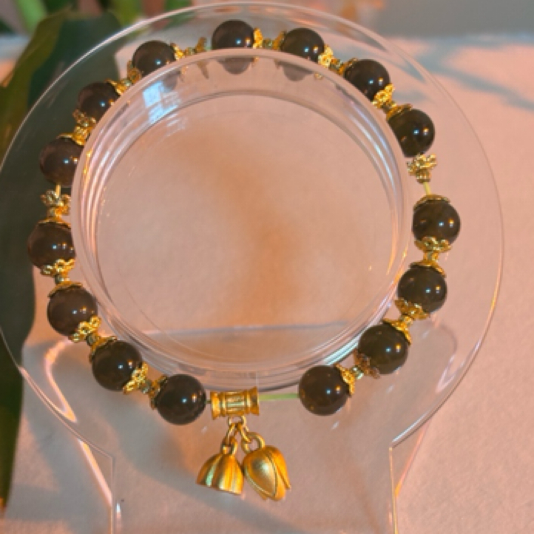 【南庭外】两世欢 和田玉925银手串