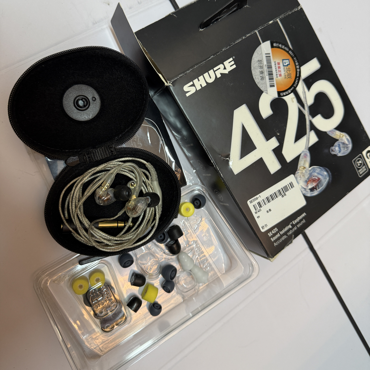 99新 Shure/舒尔 SHURE舒尔HIFI有线耳机#SE