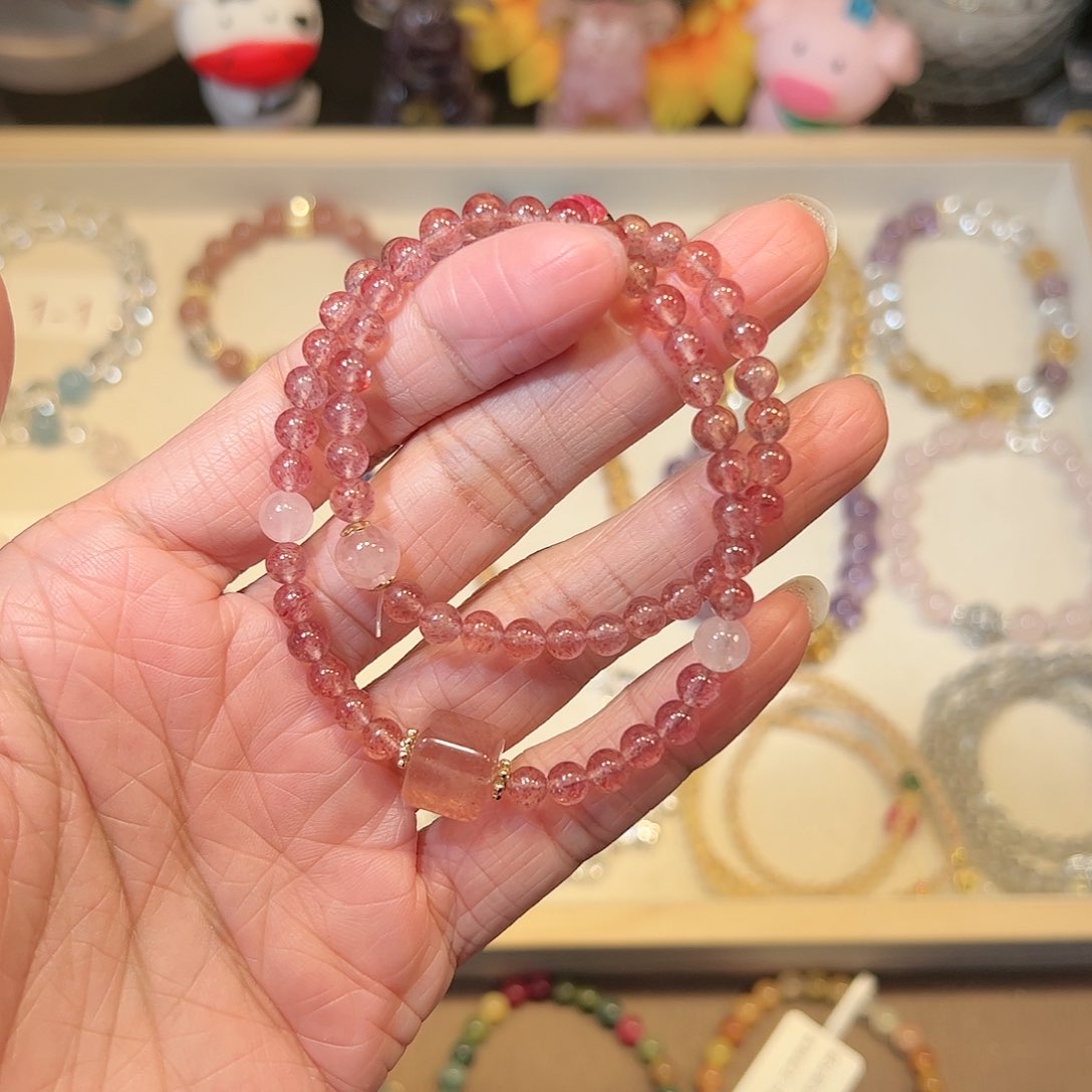 水晶手链未镶嵌草莓