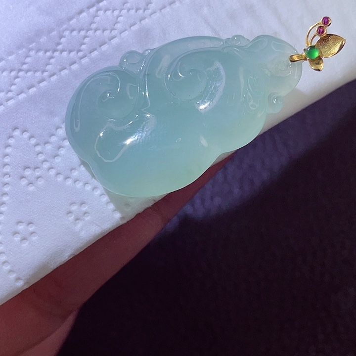 颈饰未镶嵌翡翠翡翠