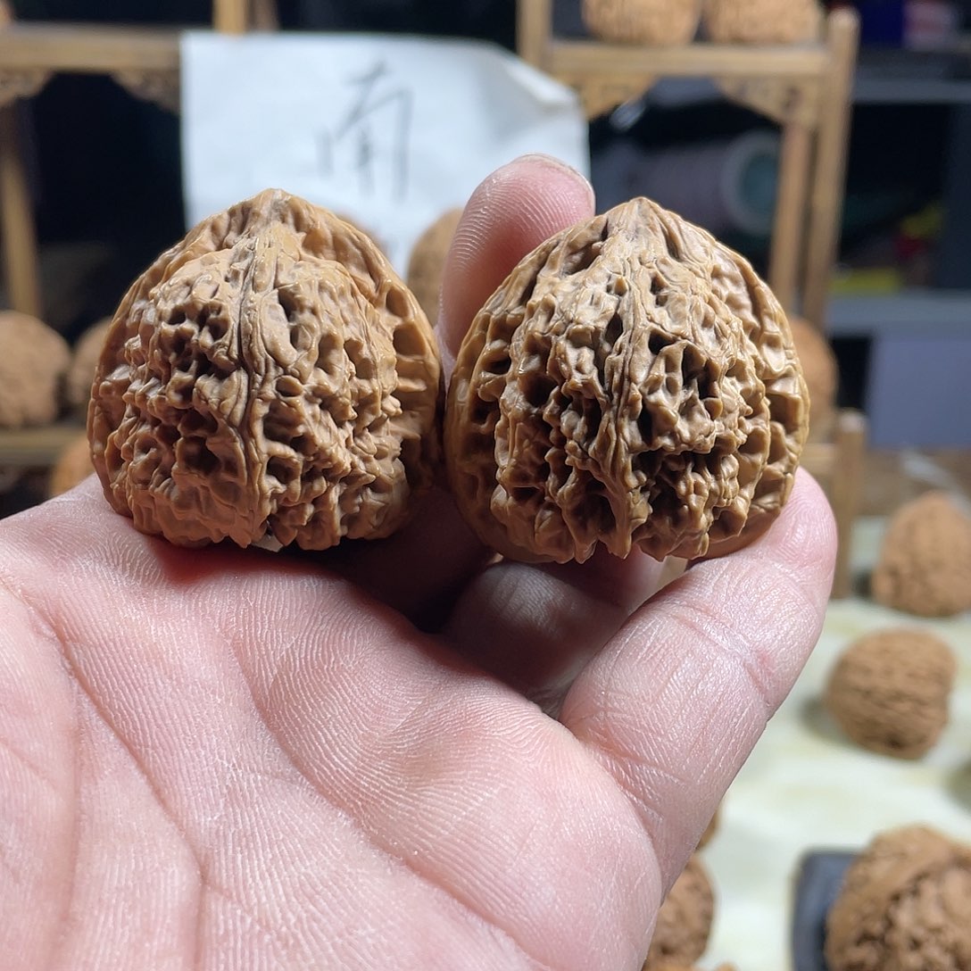 桃核吊坠海****0文玩核桃南将石