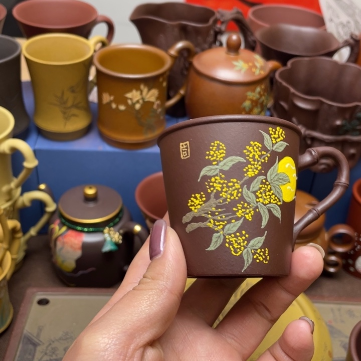 紫砂茶杯紫砂主人杯