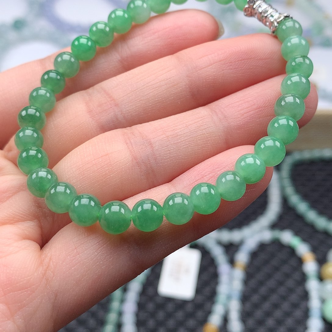 翡翠手链未镶嵌翡翠卡6