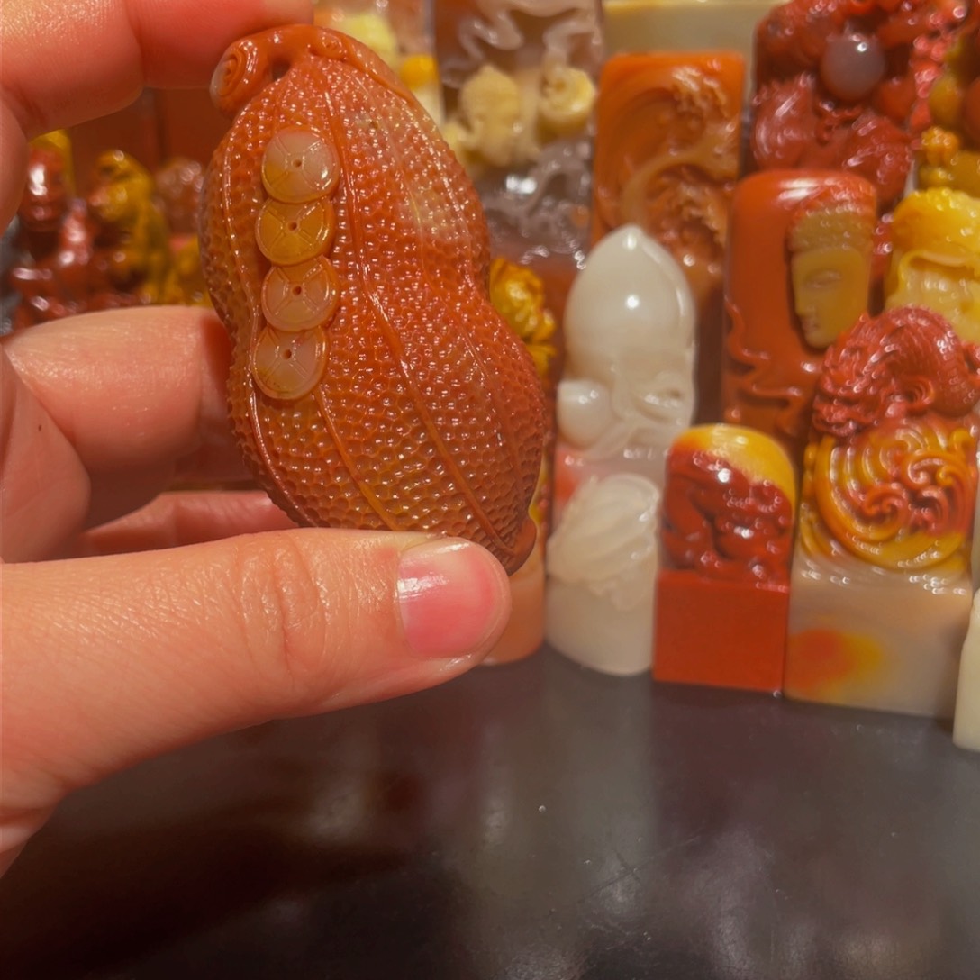 寿山石印石精美寿山