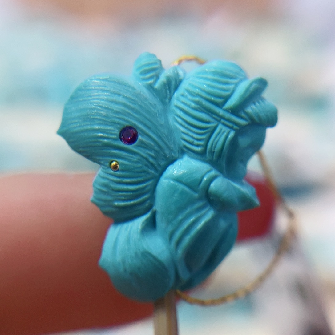 绿松石珠宝奇石未镶嵌