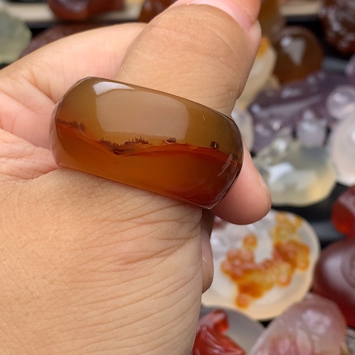 大***睿玛瑙/玉髓颈饰未镶嵌