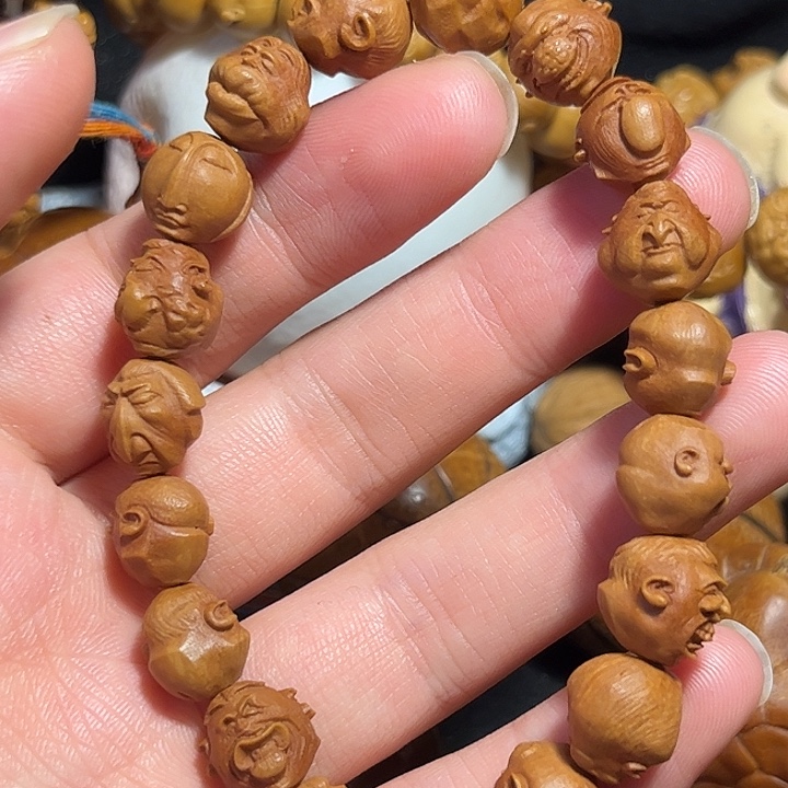 手串/手链橄榄核龙纹怪脸