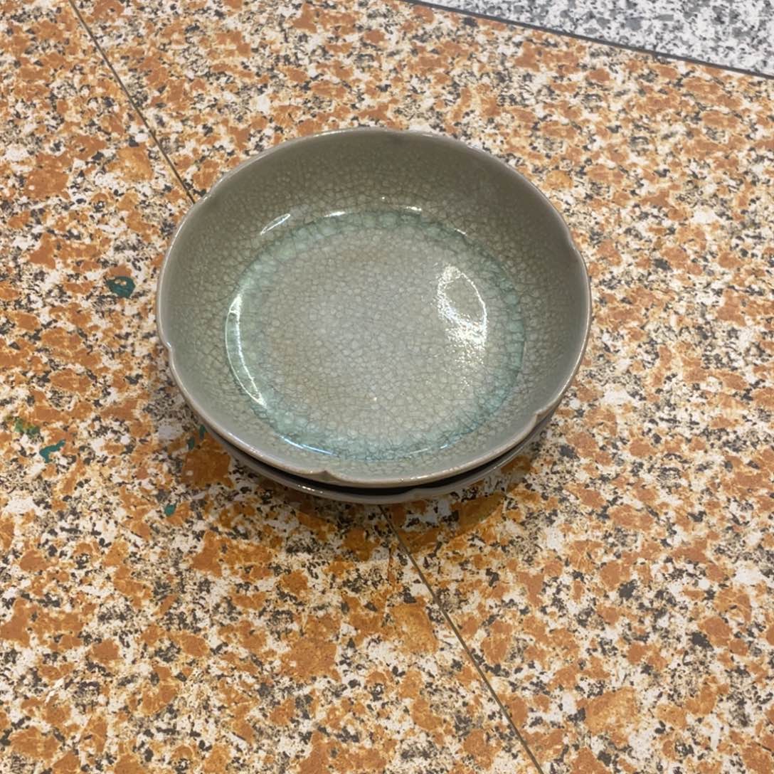 汝冰片葵口洗一个