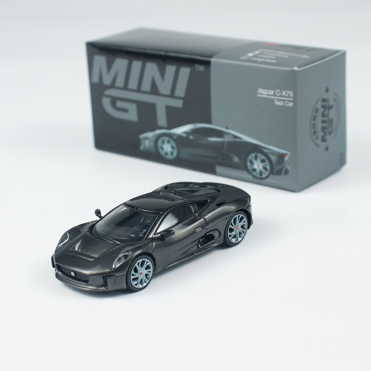 MINIGT车模 1:64 合金 997号 捷豹C-X75 小比例汽车模型收藏小车