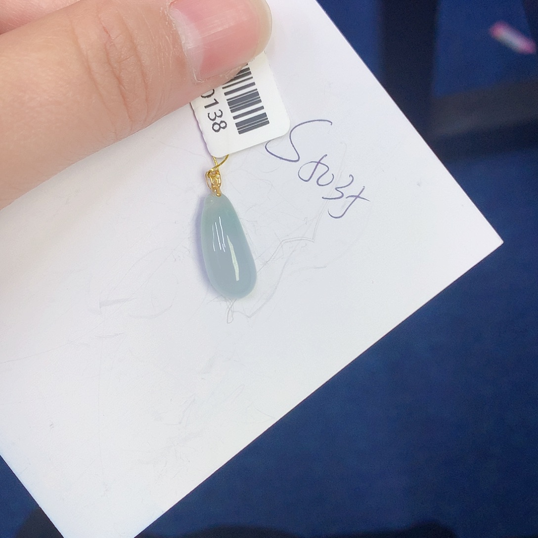 【闪购商品】翡翠18K金镶嵌颈饰