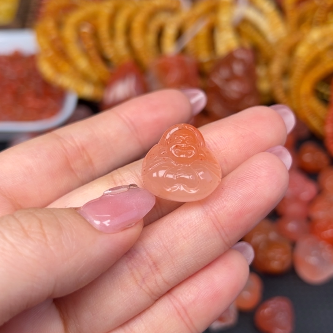 南红玛瑙未镶嵌吊坠(不含链)