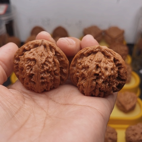 把件文玩核桃@***鹤