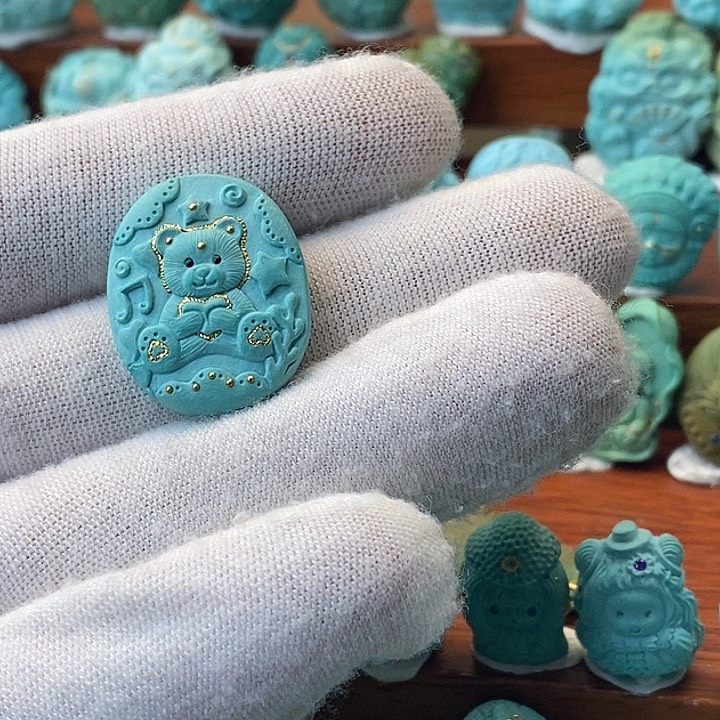 绿松石未镶嵌配饰