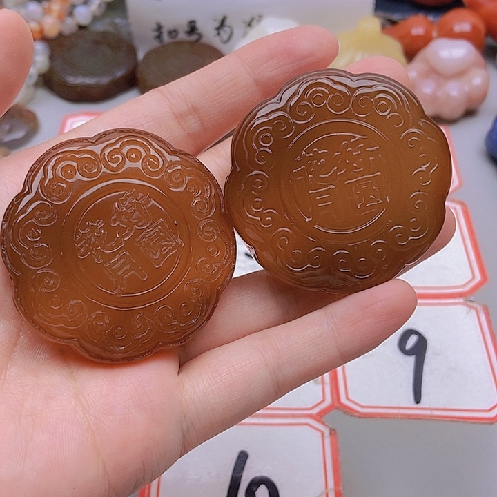 【闪购商品】未镶嵌玛瑙/玉髓珠宝半成品花****1