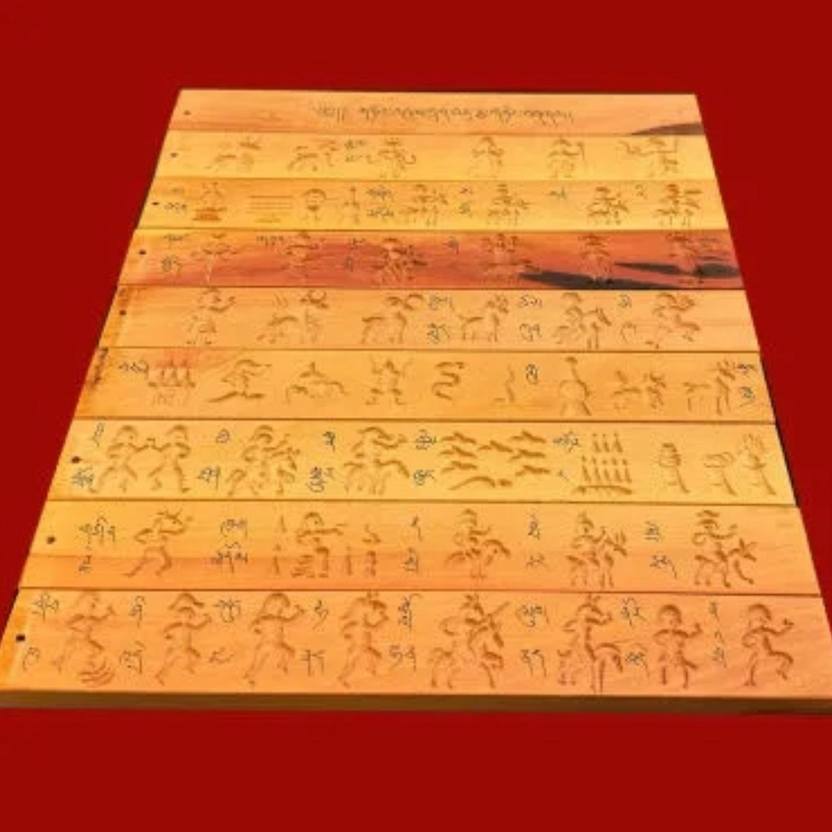 藏族朵玛印板全套图案共62种多种图案包邮_实木不开勒9个木板