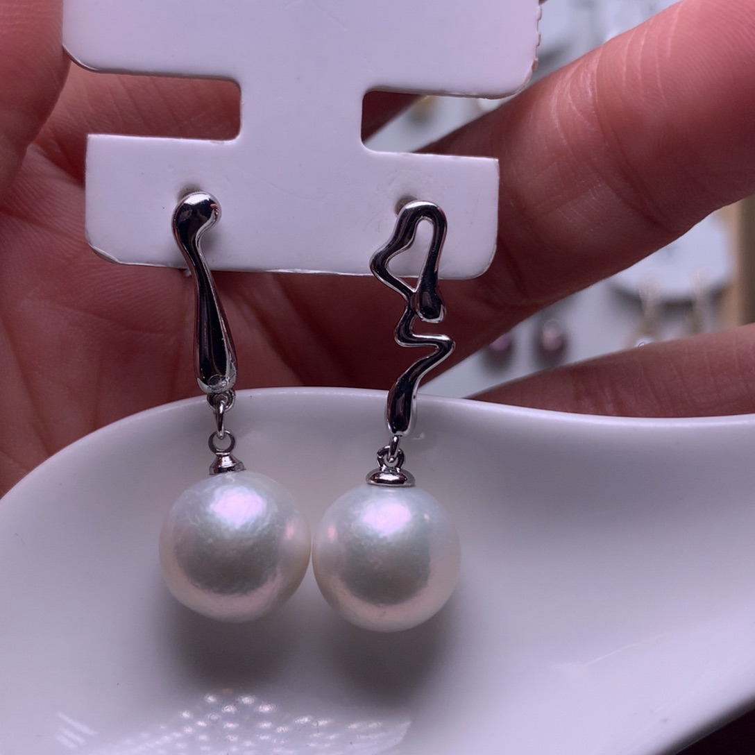 未镶嵌耳饰淡水珍珠