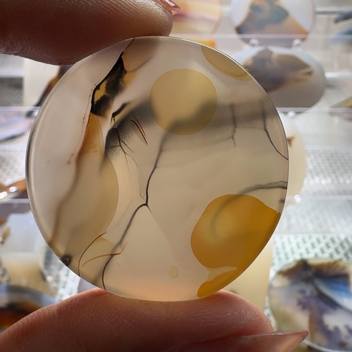 玛瑙/玉髓未镶嵌项链