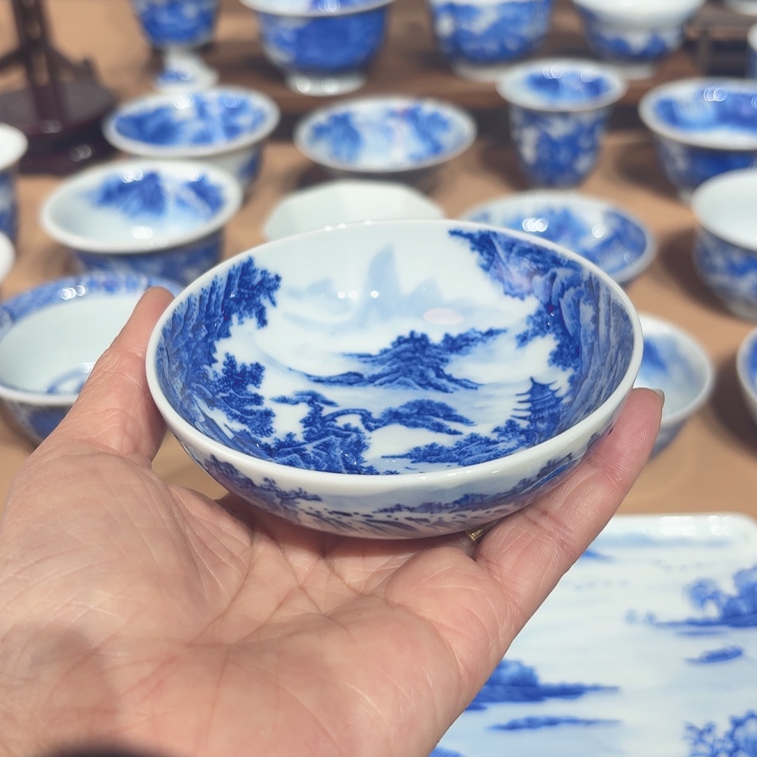 ༺***༻景德镇纯手绘单杯