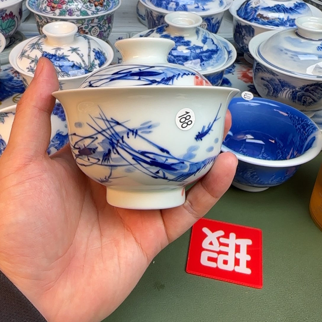 彦祖纯手工手绘茶具188