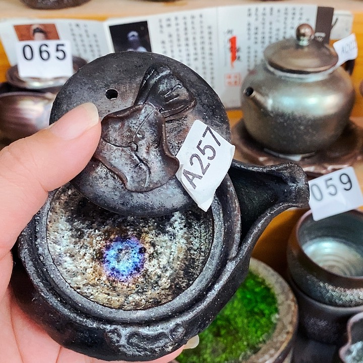 紫砂茶杯柴烧纯手工257