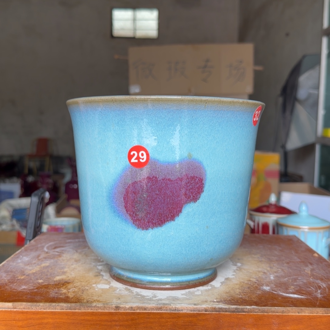 摆件郑家钧瓷摆件微瑕