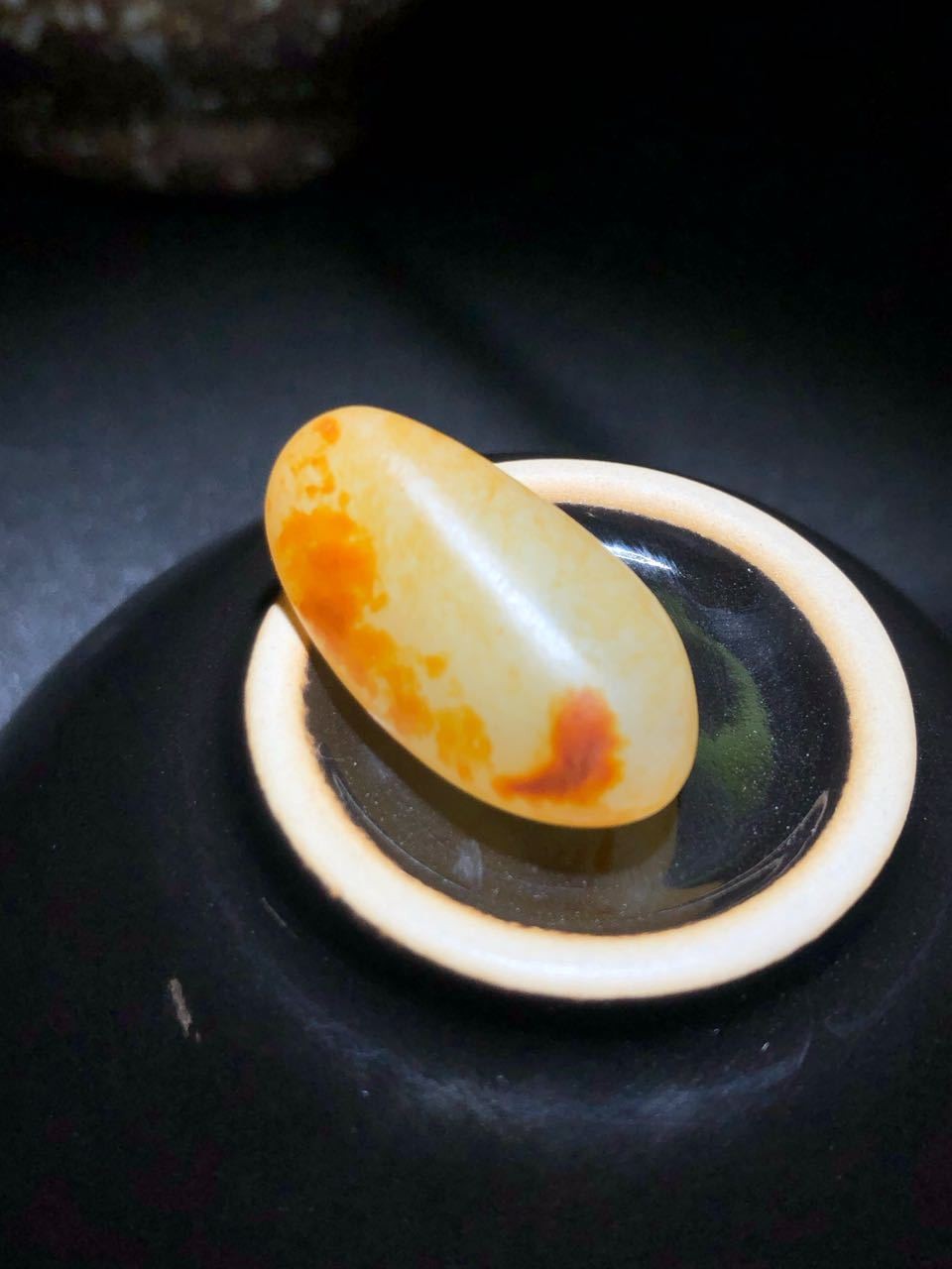 和田玉 洒金皮红皮 5.7克  没修，t056v261310cel