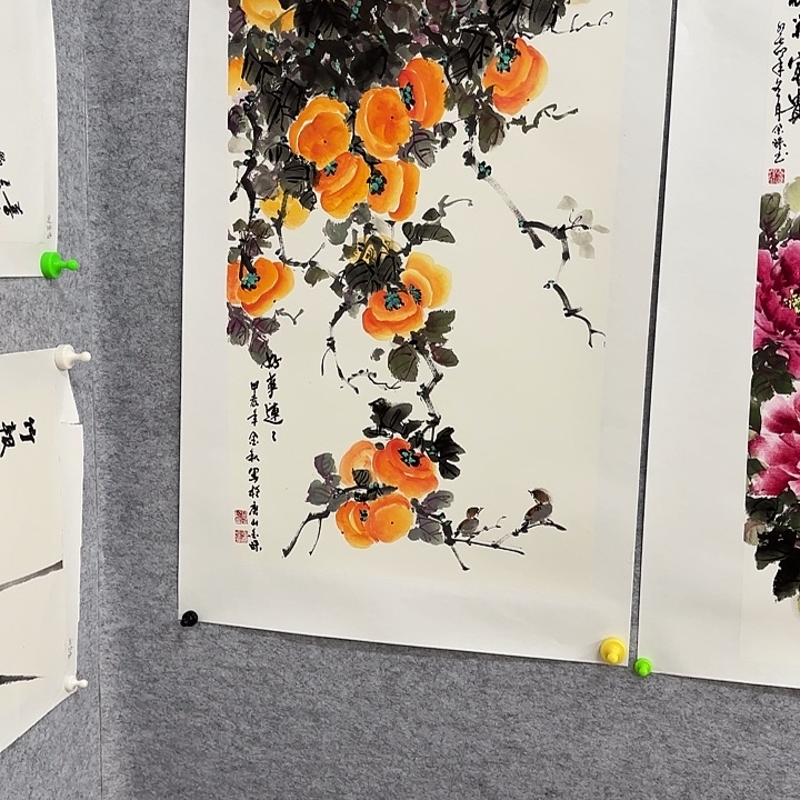 国画娜*你花鸟等多种鸟类和鸟类为