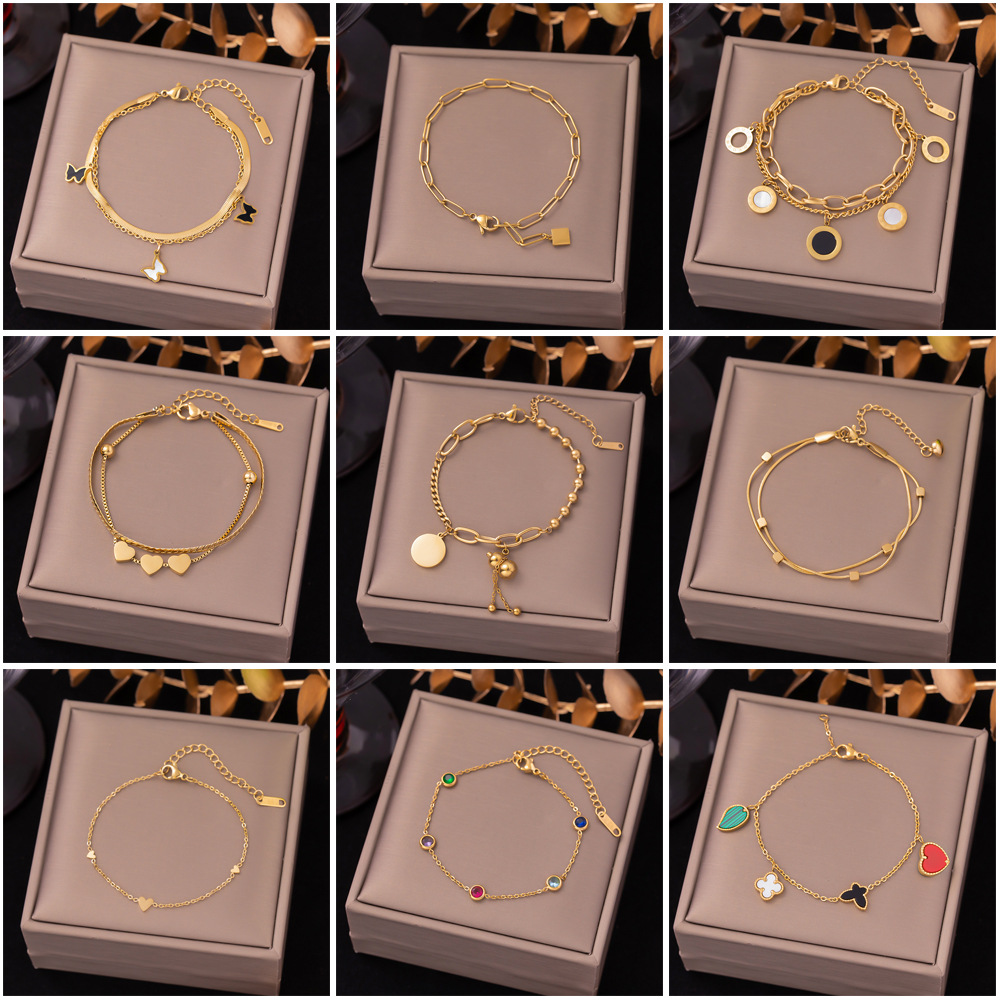 不锈钢手链 饰品三件套（直播福利 ）