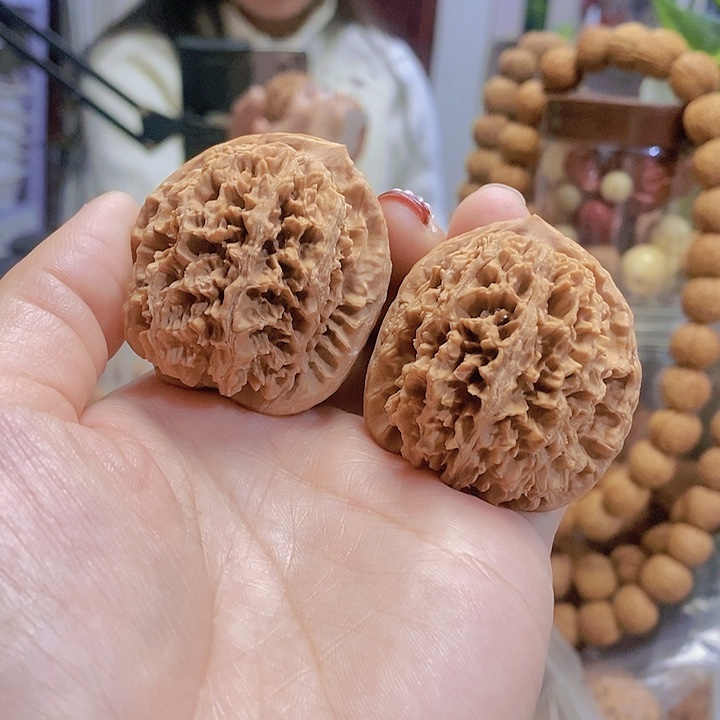 【闪购商品】文玩核桃把件42中国大花