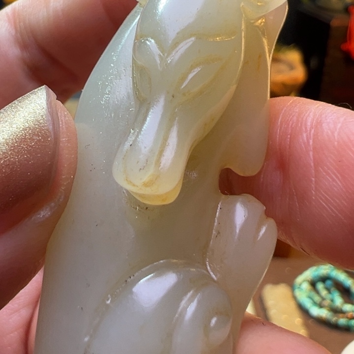 和田玉（糖玉）颈饰未镶嵌我****～