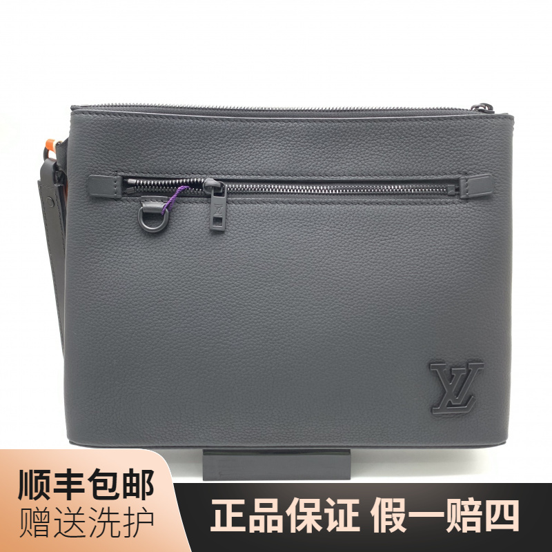 99新 LouisVuitton/路易威登 LV黑色手拿包/10020832休闲时尚男士