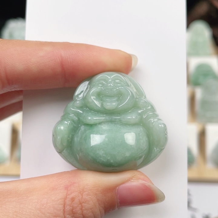 翡翠颈饰未镶嵌H****a佛公