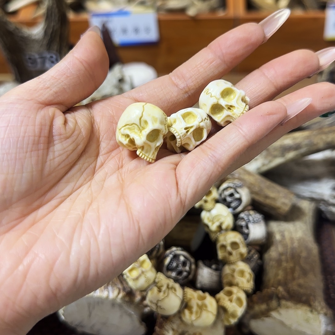 鹿骨手串/手链骷髅随机发一个