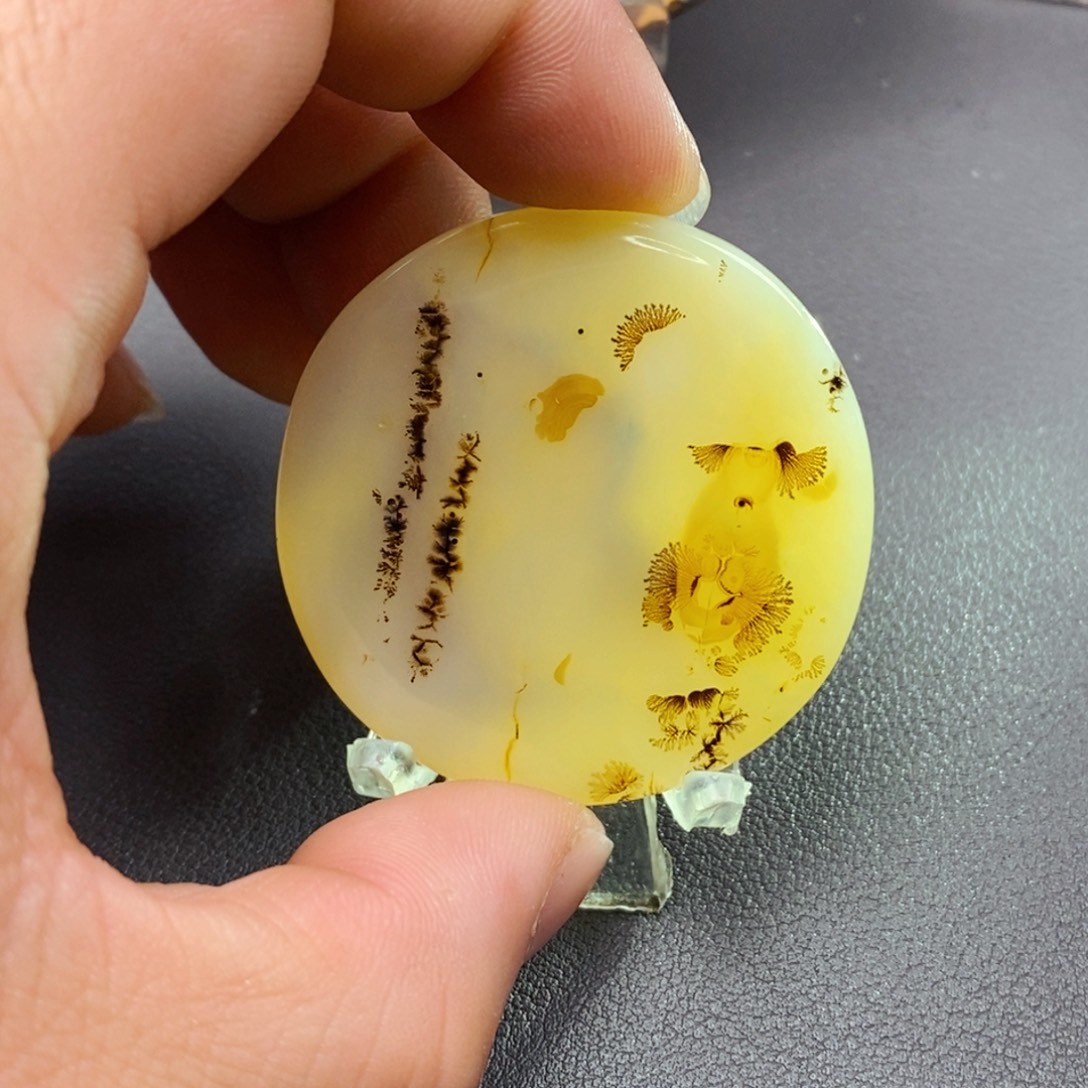 踏***痕玛瑙/玉髓未镶嵌颈饰